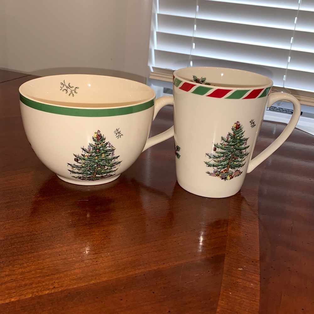 Spode mugs
